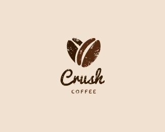 Logo giá rẻ cho cửa hàng coffee Crush
